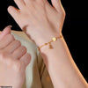 Stainless Steel Round Drop Bracelet