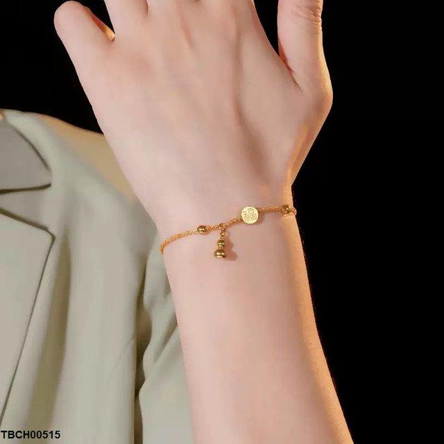 Stainless Steel Round Drop Bracelet