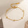 Stainless Steel Square/Round Stone Bracelet