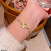 Heart Flower Bracelet Adjustable