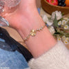 Heart Flower Bracelet Adjustable