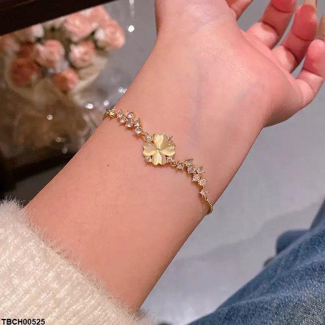 Heart Flower Bracelet Adjustable