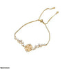 Heart Flower Bracelet Adjustable