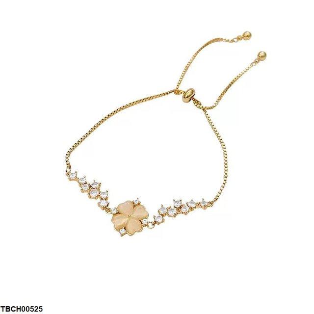 Heart Flower Bracelet Adjustable