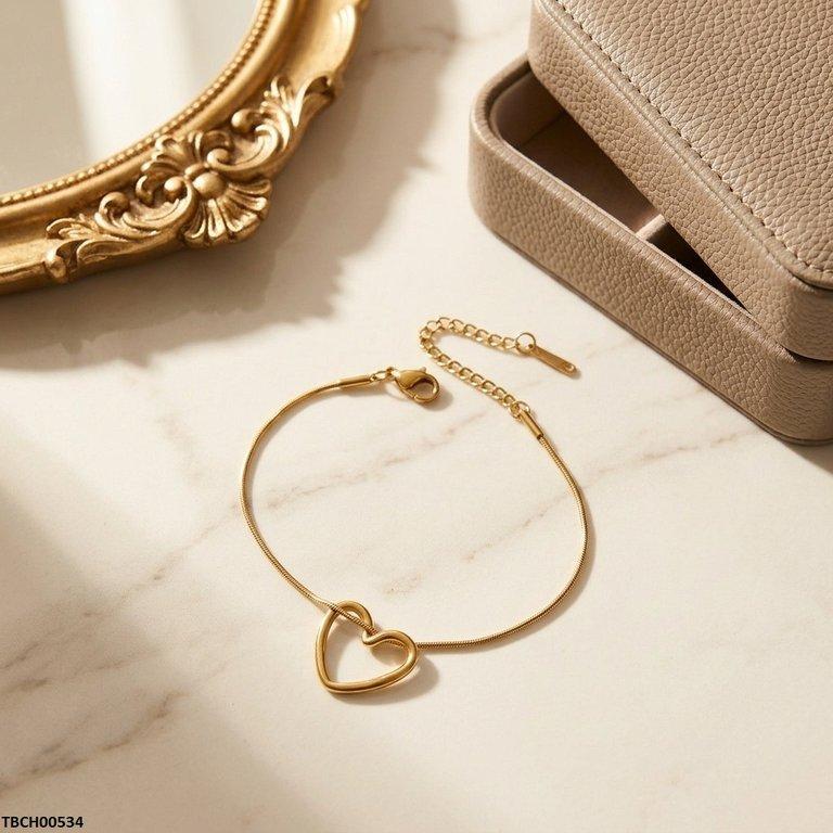 Stainless Steel Heart Bracelet