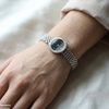 Stainless Steel Round Dial Watch Style Bracelet
