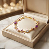 Tulip Leaf Multi Stone Bracelet