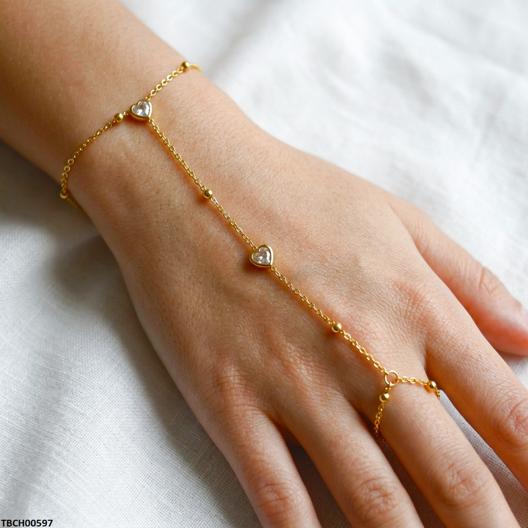Stainless Steel Heart Bracelet