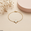 Stainless Steel Flower Bracelet