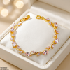 High Zircon Tulip Leaf Bracelet