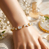 High Zircon Tulip Leaf Bracelet