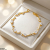 High Zircon Tulip Leaf Bracelet