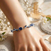 High Zircon Tulip Leaf Bracelet