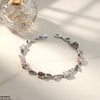 High Zircon Tulip Leaf Bracelet