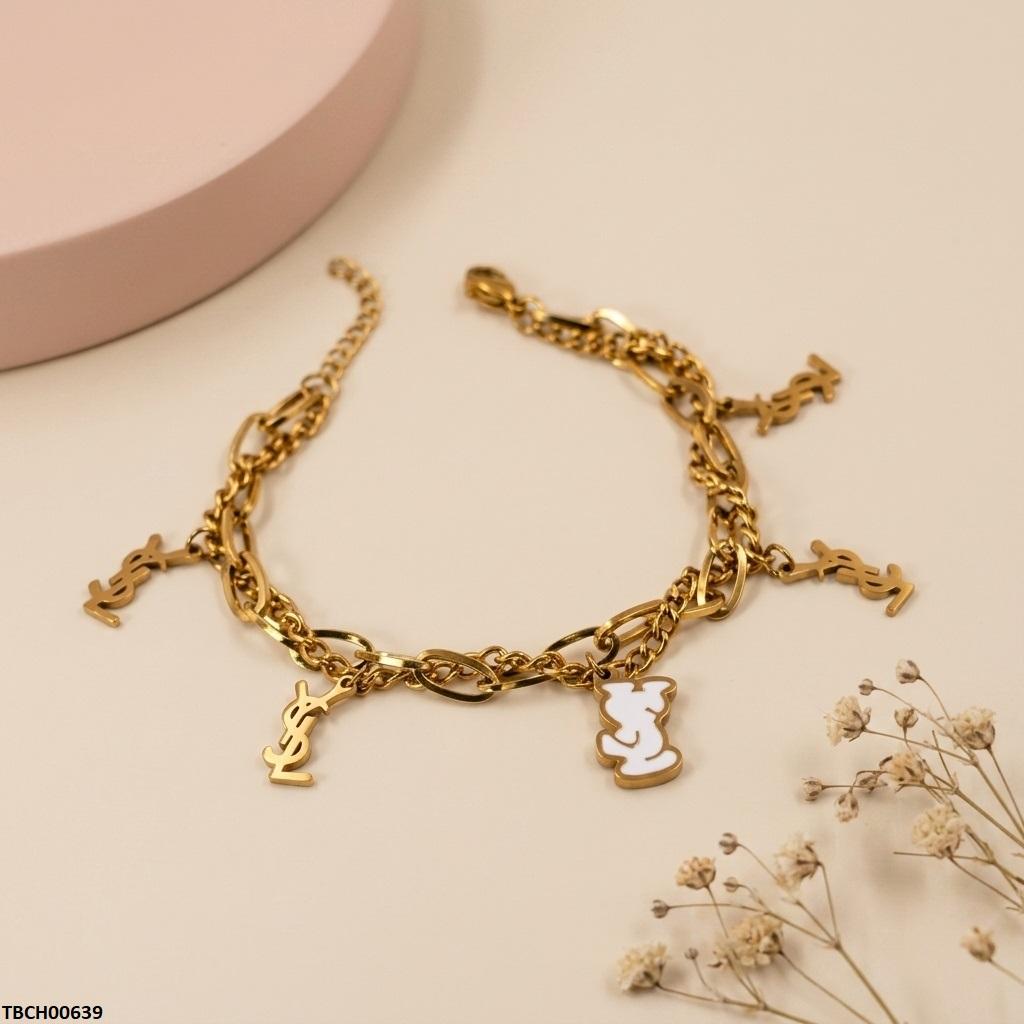 Link Double Chain Stainless Steel Bracelet