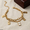 Link Double Chain Stainless Steel Bracelet