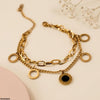 Round Double Link Chain Stainless Steel Bracelet