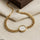 Round Watch Design Stainless Steel Bracelet