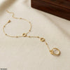 Stainless Steel Round Angla Bracelet Adjustable