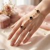 Stainless Steel Clover Angla Bracelet Adjustable