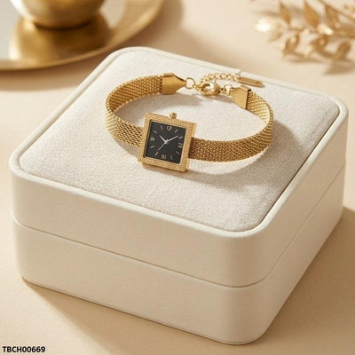 Stainless Steel Square Watch Design Bracelet
