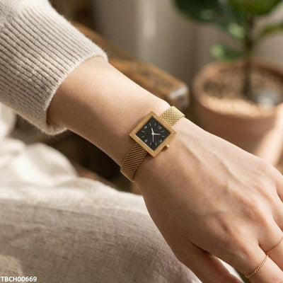 Stainless Steel Square Watch Design Bracelet