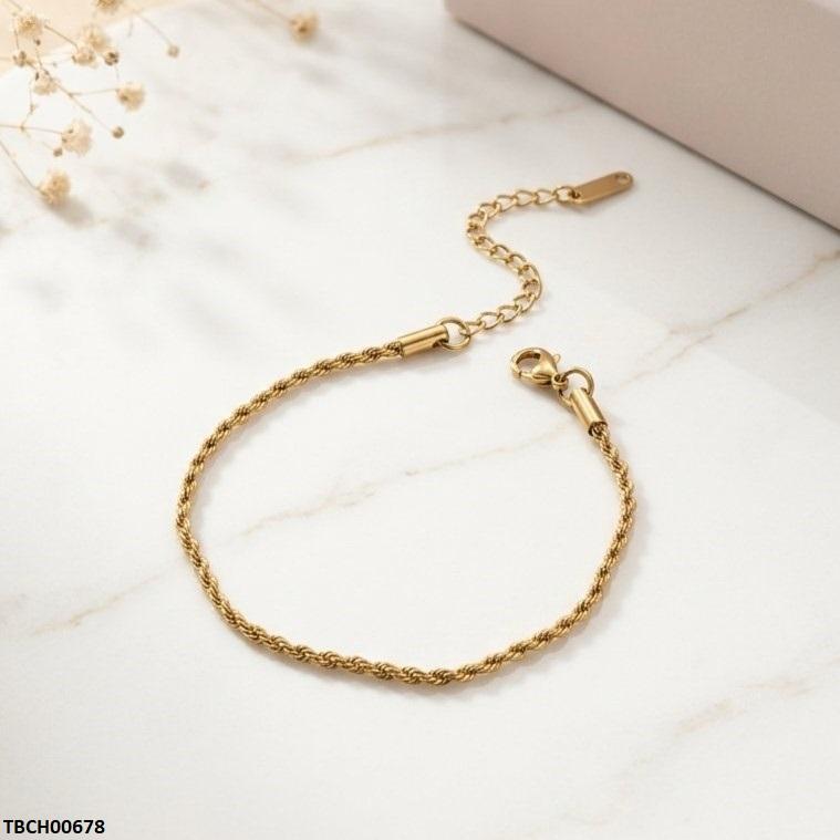 Rope Stainless Steel Bracelet Adjustable