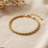 Rope Chain Stainless Steel Bracelet Adjustable