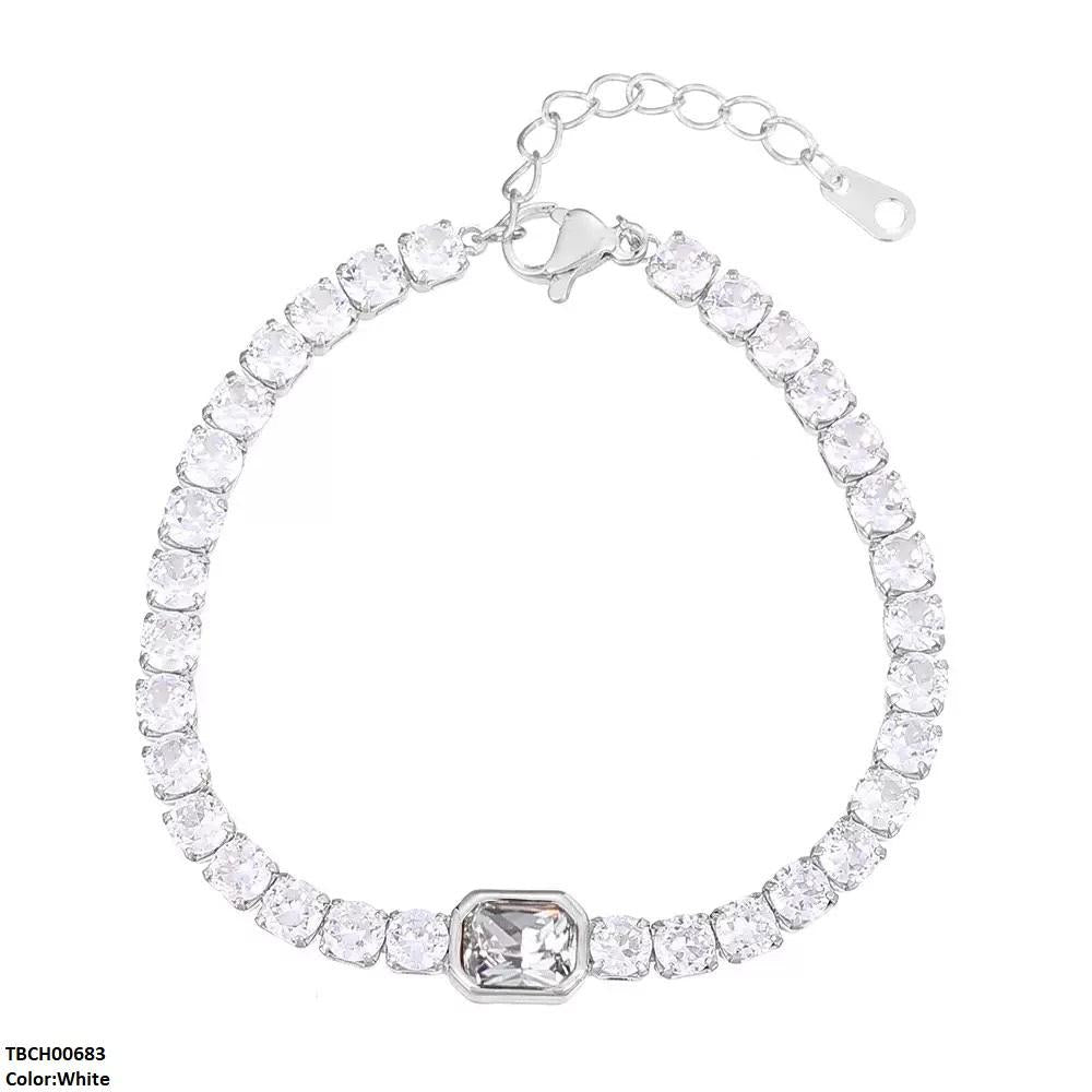 Rectangle Stone Bracelet Adjustable