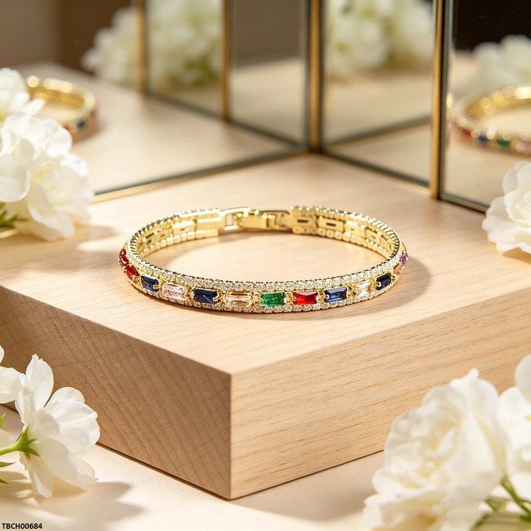 Multi Stone Zircon Bracelet