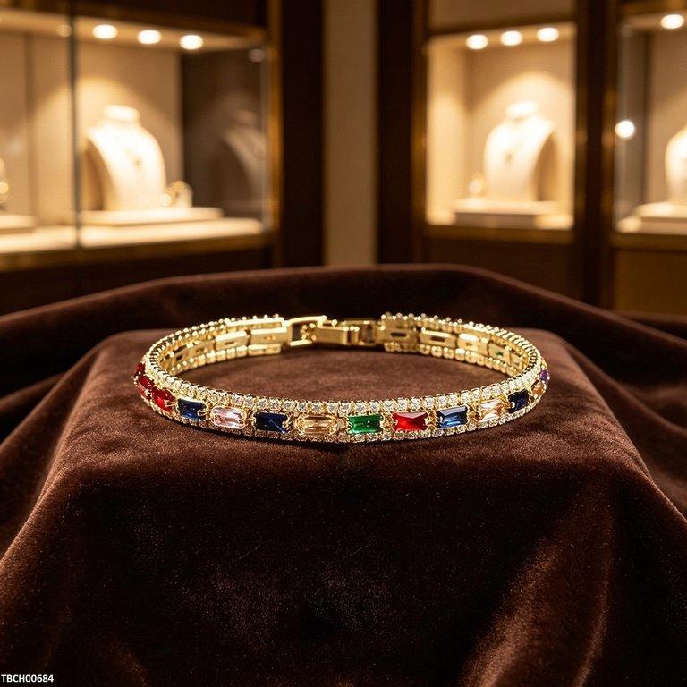 Multi Stone Zircon Bracelet