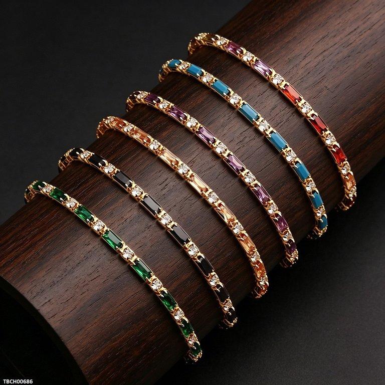 Rectangle Zircon Bracelet