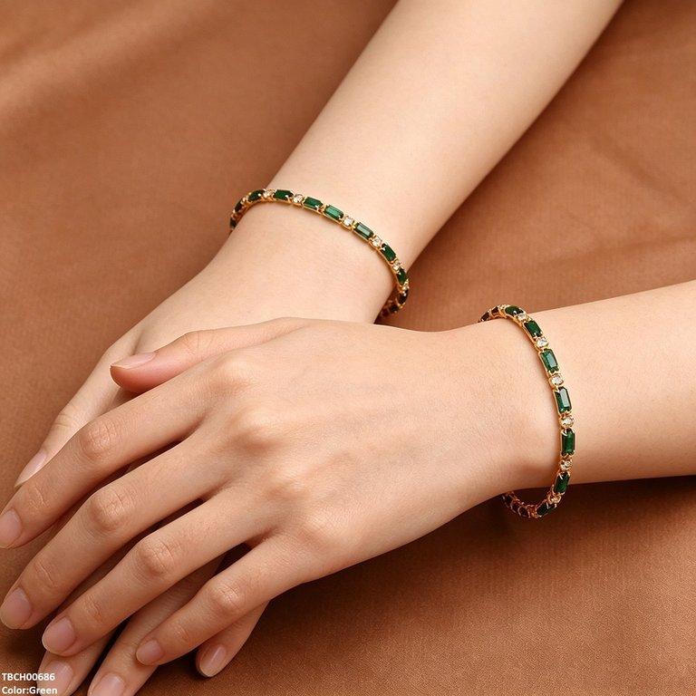 Rectangle Zircon Bracelet