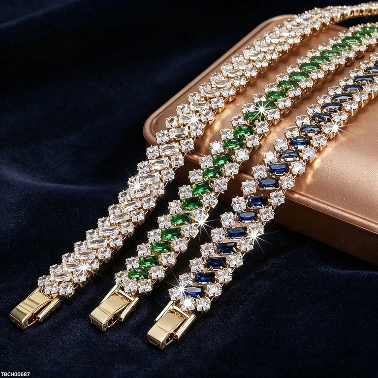 Rectangle Zircon Stone Bracelet