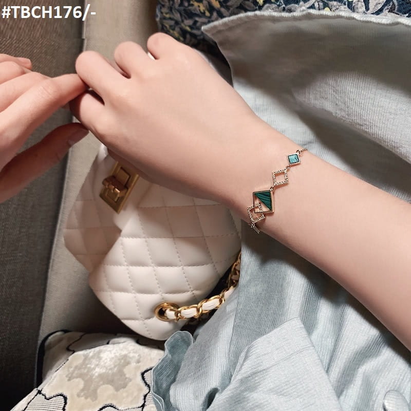 Frame/Box Link Hand Bracelet Adjustable