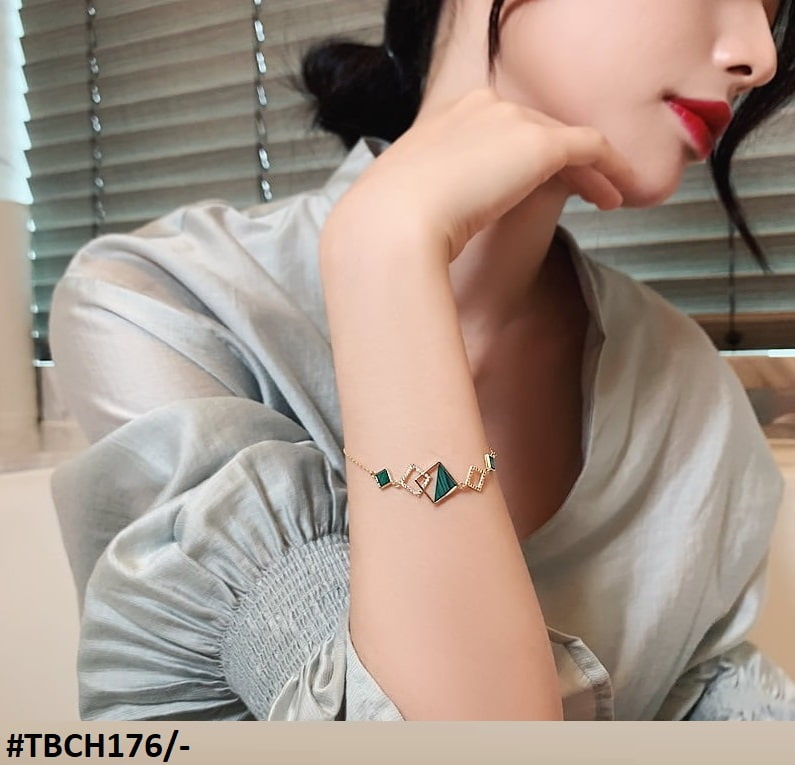 Frame/Box Link Hand Bracelet Adjustable