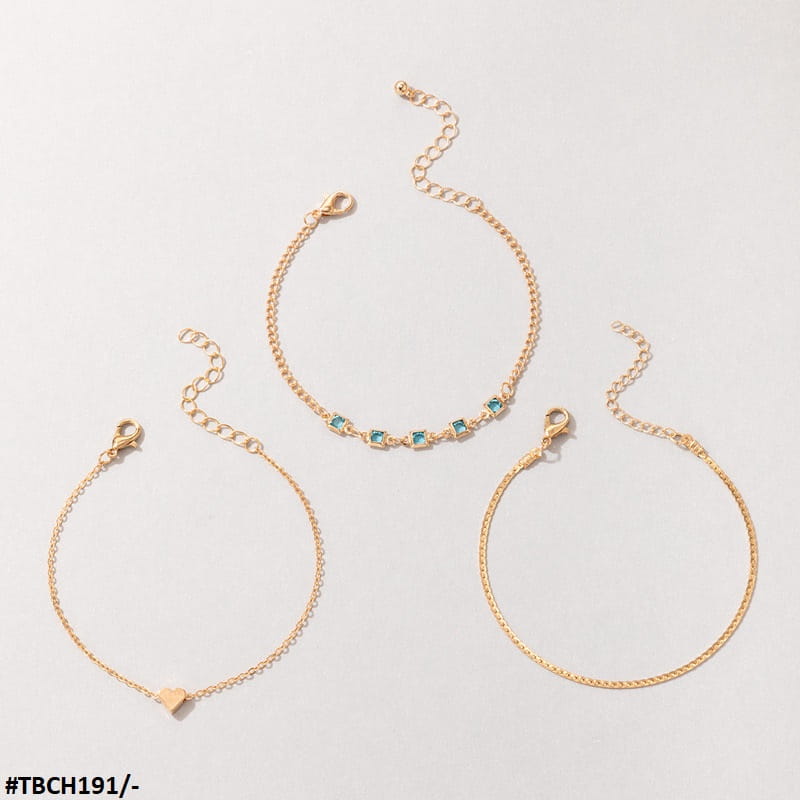 Heart 3 Hand Bracelet