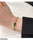 Greenish Baguette Hand Bracelet Openable