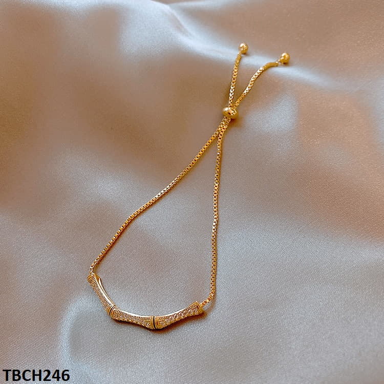 Rolled Layered Hand Bracelet Adjustable
