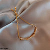 Rolled Layered Hand Bracelet Adjustable