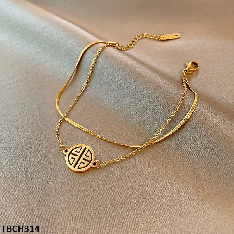 Layered hand Bracelet Adjustable
