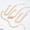 Snake 4 Chain Hand Bracelet