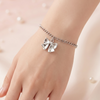 Tie Bow Stainless Steel Adjustable Bracelet