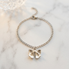 Tie Bow Stainless Steel Adjustable Bracelet