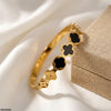 Stainless Steel Flower Shape Braclet