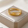 Round Coin Stainless Steel Bracelet