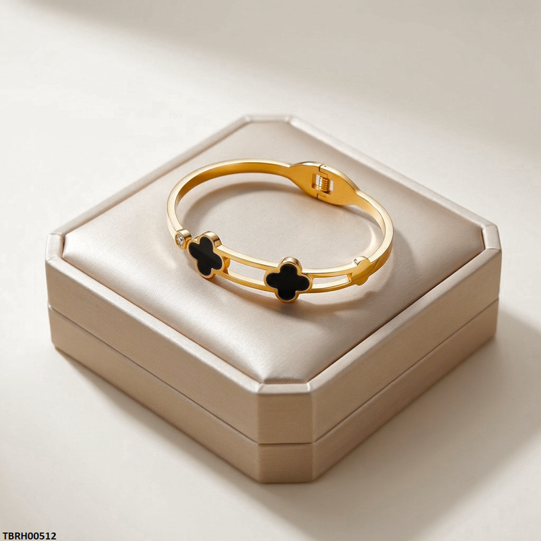 Round Double Bracelet Stainless Steel Adjustable