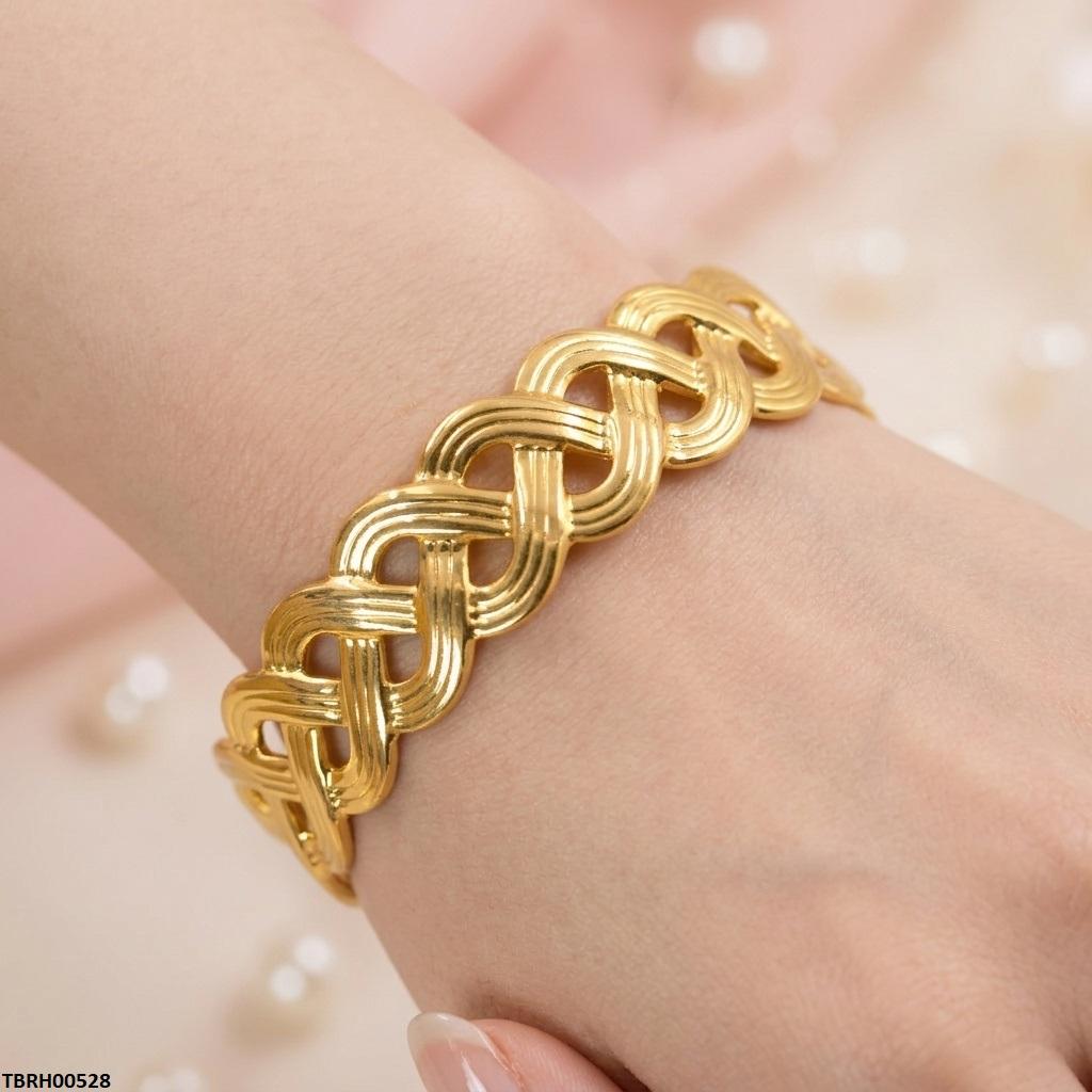 Wave Cuff Stainless Steel Bracelet Adjustable