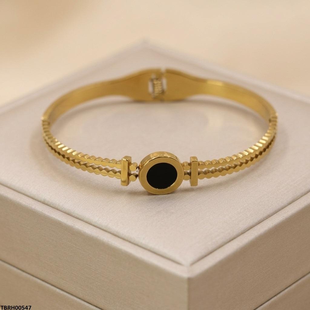 Round Layer Stainless Steel Bracelet Adjustable