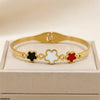 Multi Color Star Stainless Steel Bracelet Adjustable